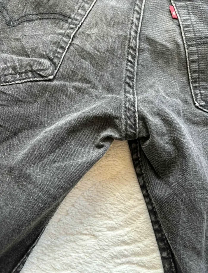 Jeans Levi’s homme 502 M/40 W30 L32 noir/anthracite slim taper, état impeccable - photo numéro 13