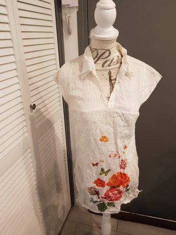 Haut fleuri taille 36