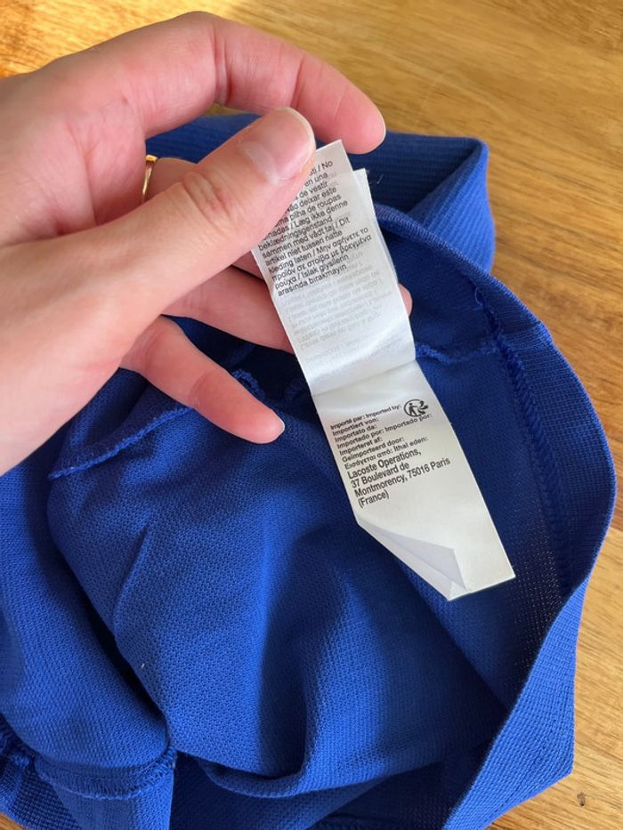 Polo Lacoste bleu - photo numéro 6