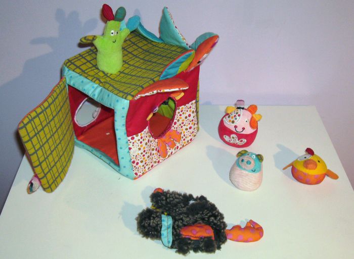 Maison en tissu : Loup y es-tu ? - Ebulobo - 9 mois - photo numéro 4