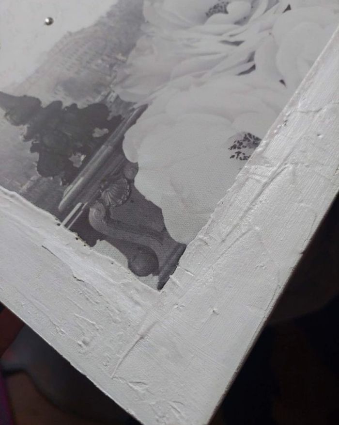 Toile fond blanc tour Eiffel Paris strass BE 🗼 - photo numéro 6