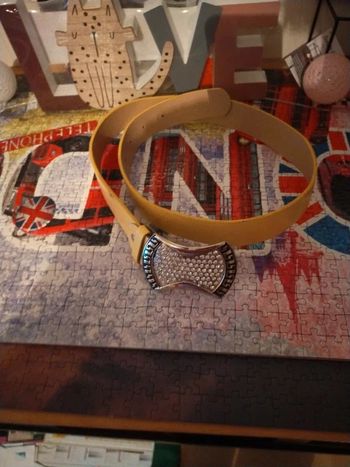 Jolie ceinture avec strass