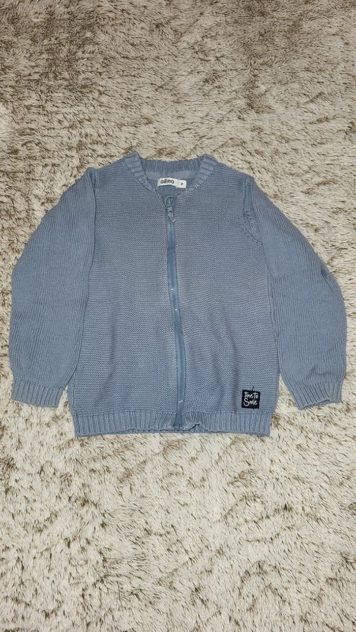 Gilet zippé 3 ans
