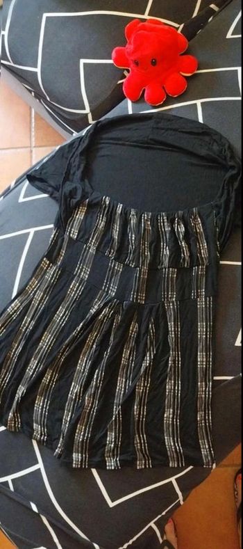 Haut noir et blanc.TU