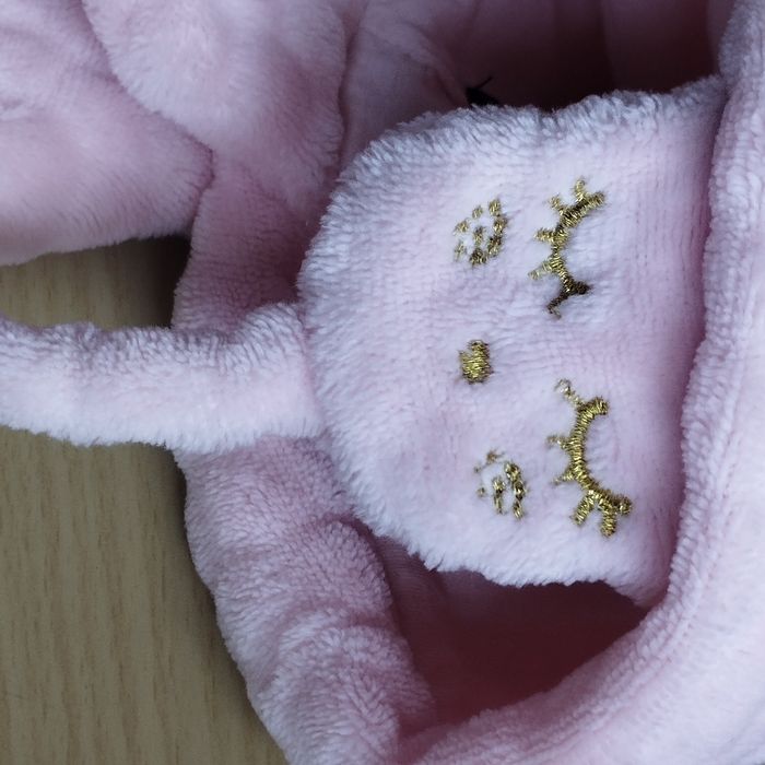 Ensemble bonnet écharpe moufle bébé Peluche - photo numéro 7