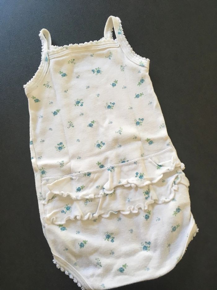 Lot body bébé fille vêtement petit bateau 6 mois - photo numéro 5