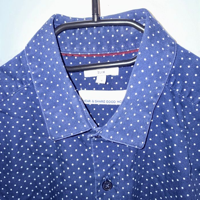 Chemise bleu à motif - photo numéro 2