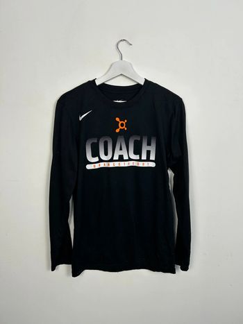 T-shirt Manche Longue Nike Dri-FIT Noir Homme S | Très Bon État | Confort & Performance | TN92