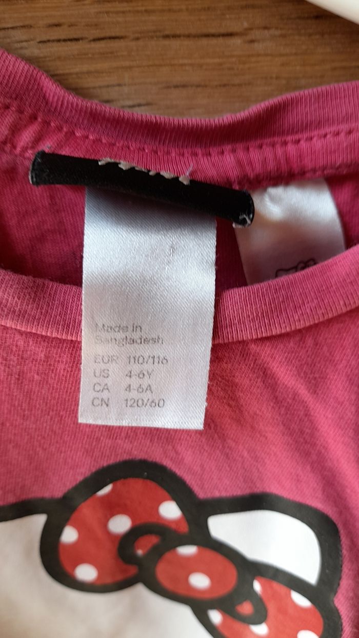 Lot de 4 t-shirts fille 110-116 - photo numéro 7