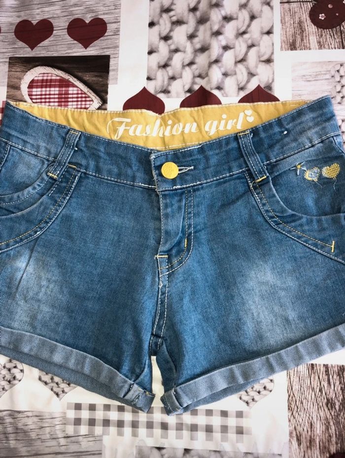 Short en jean 12 ans