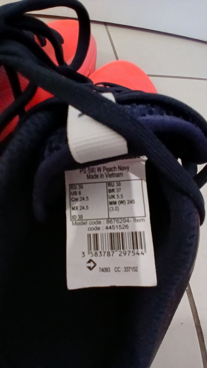 Chaussures de padel femme - Kuikma PS 590 Corail Bleu
- photo numéro 2