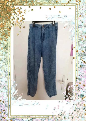 Jeans bleu stretch bershka taille 34 XS
