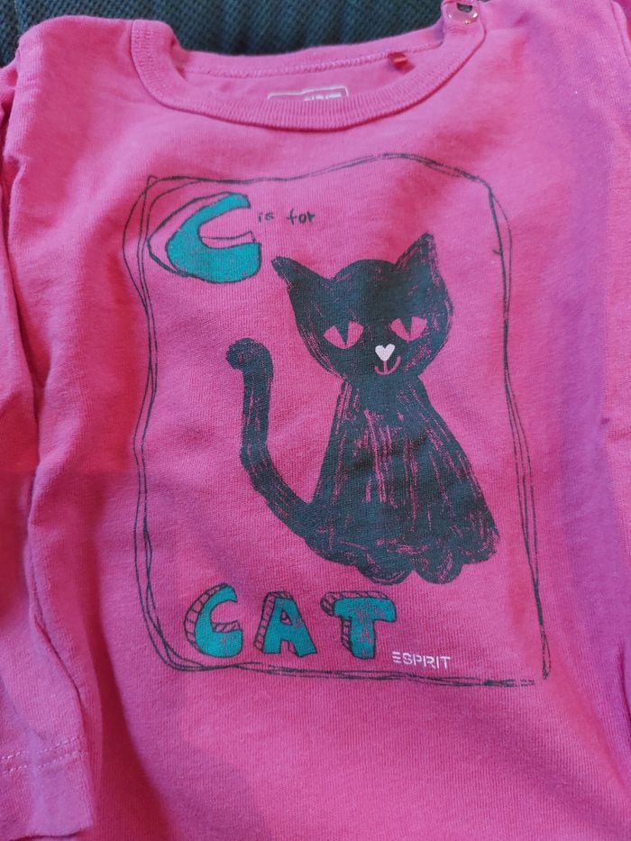 Lots de t-shirts ML 6mois - photo numéro 6