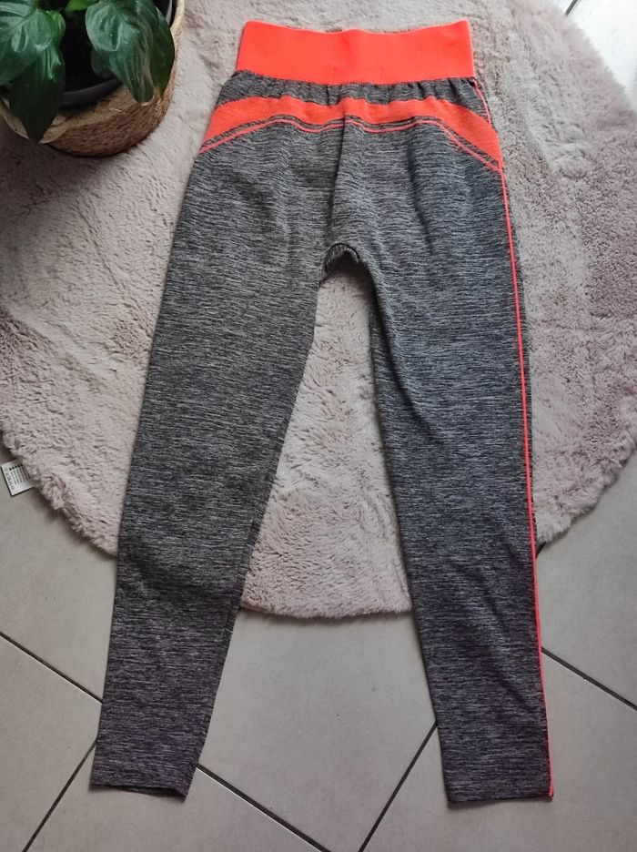 Legging orange gris L / XL - photo numéro 5