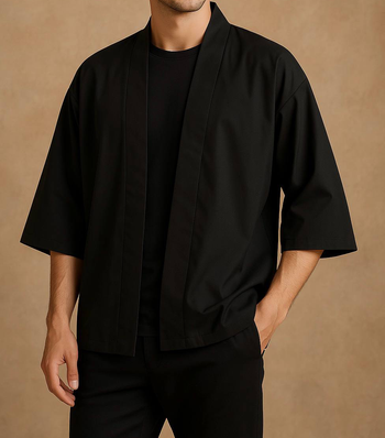 Kimono moderne homme noir M