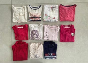 Tee shirt manches longues 2 ans fille 