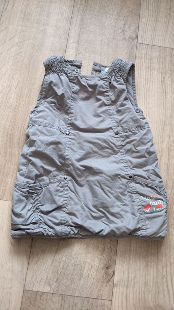 Robe chaude grise kitchoun 12 Mois