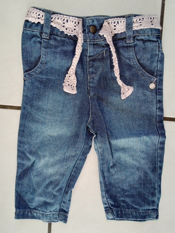Jean fille 12 mois 74 cm