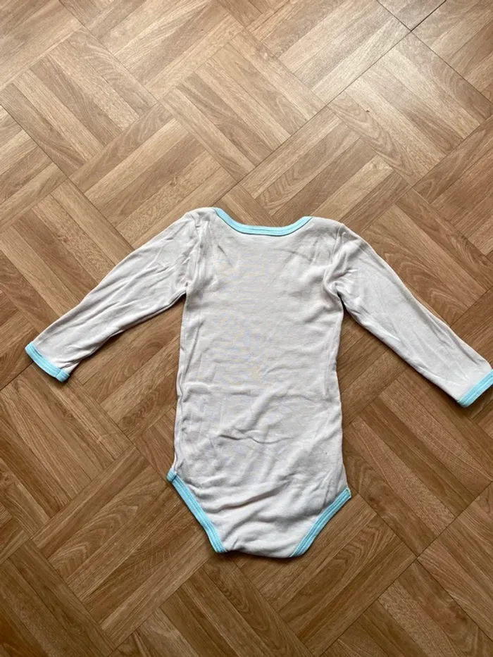 Body à manches longues rose taille 18 mois Petit Bateau - photo numéro 3