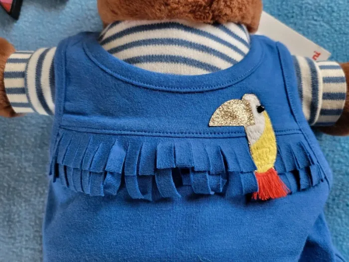 NEUF Débardeur bleu Toucan - photo numéro 4