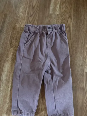 Pantalon, jean vieux rose