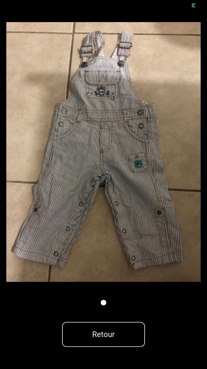 salopette garçon