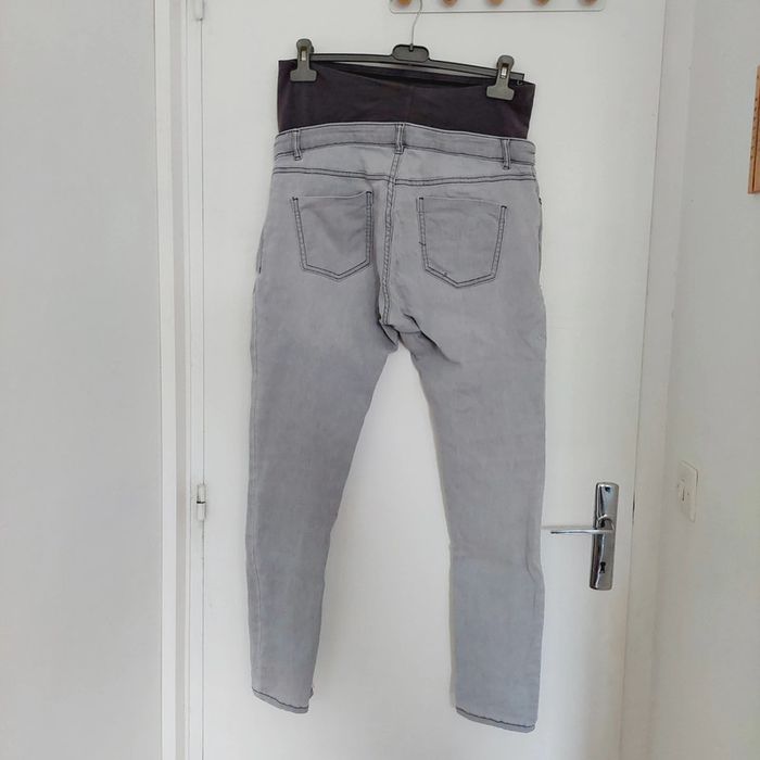 Jean skinny de grossesse gris - photo numéro 2