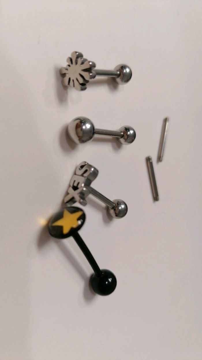 Piercing langue titane - photo numéro 3