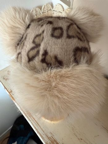 Chapeau imitation fourrure motif léopard – Neuf 🐆