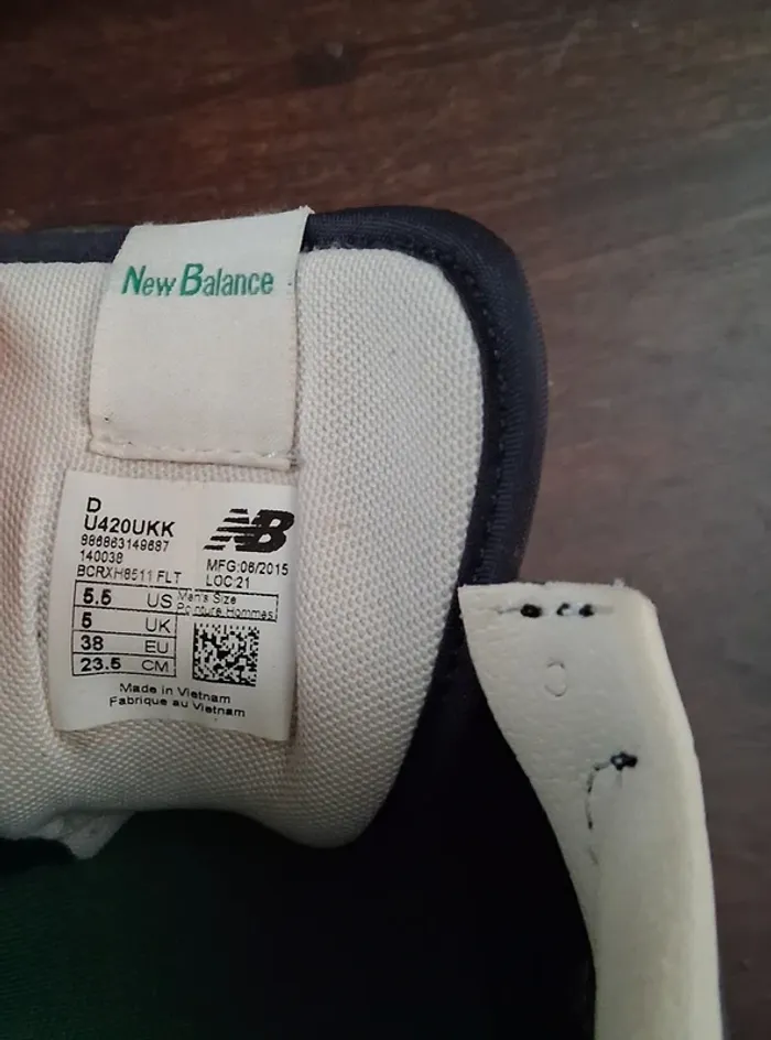 Baskets New Balance taille 38 - photo numéro 5