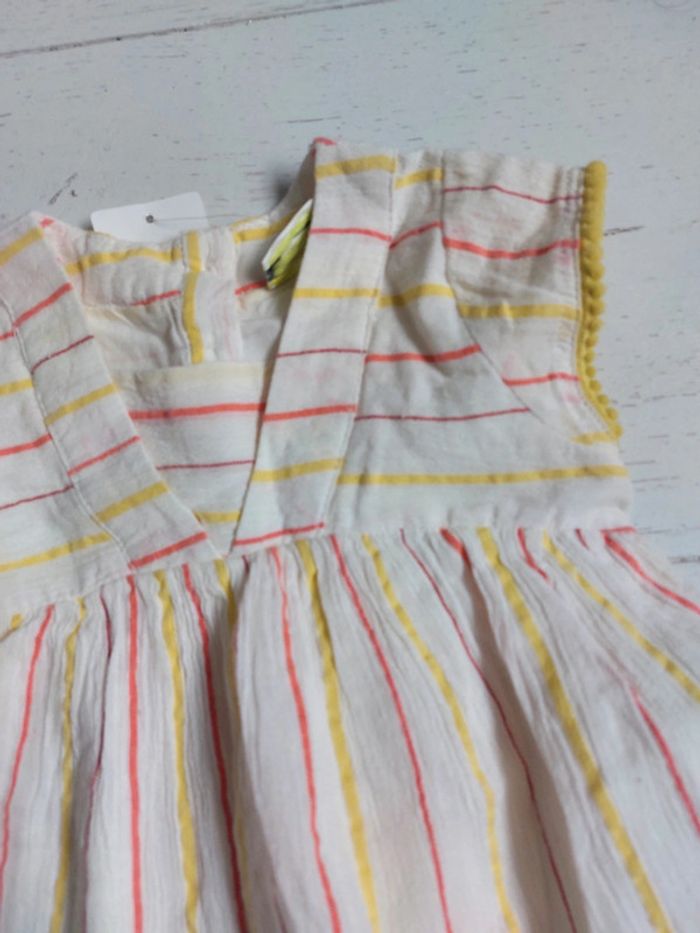 Robe à rayures Tape à l'œil Taille 6 mois - photo numéro 2