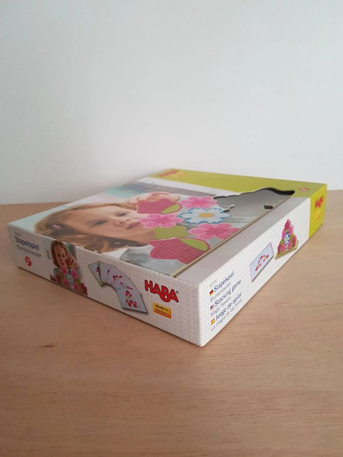 Haba jeu d'encastrement en bois fleurs magiques - photo numéro 13