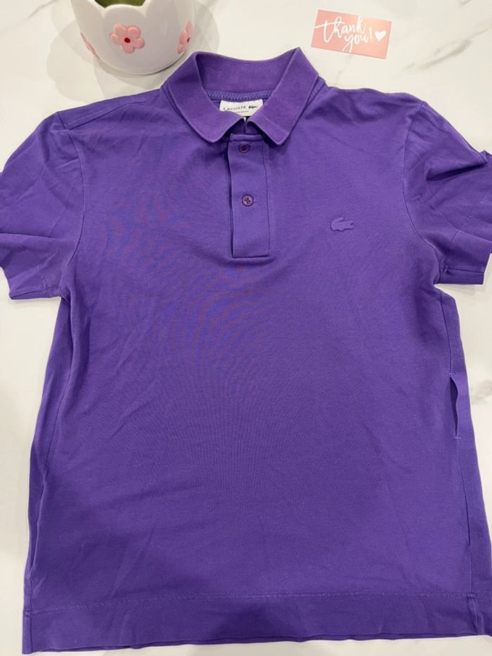 Polo Lacoste violet - photo numéro 2