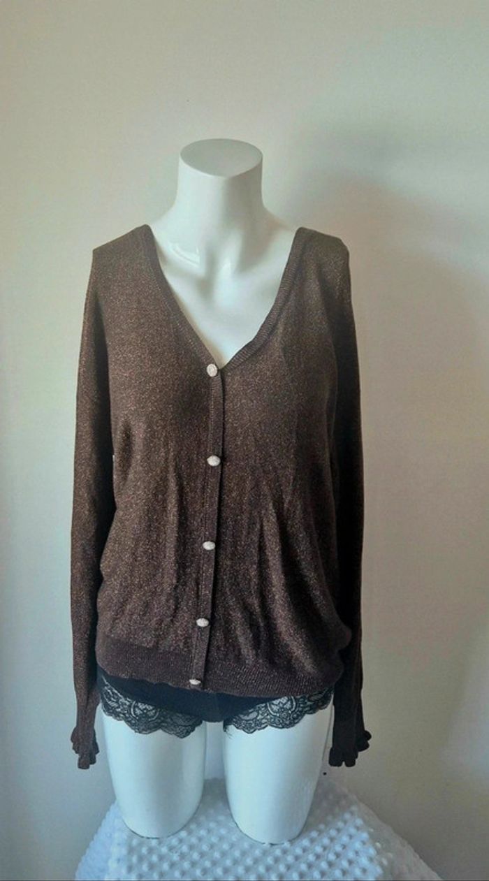 Gilet léger pailleté 42-44