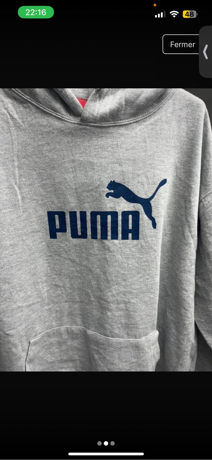 Pull Puma taille L - photo numéro 2