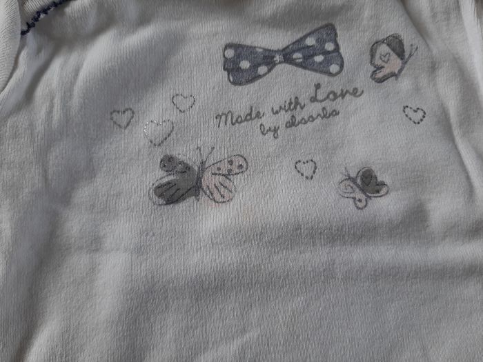 Lot de 2 bodys fille 12 mois - photo numéro 5