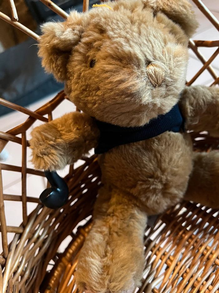 Ours en peluche avec pipe - photo numéro 8