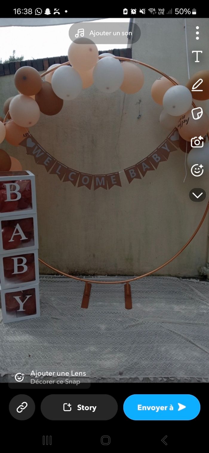Banderole " welcome baby" - photo numéro 2