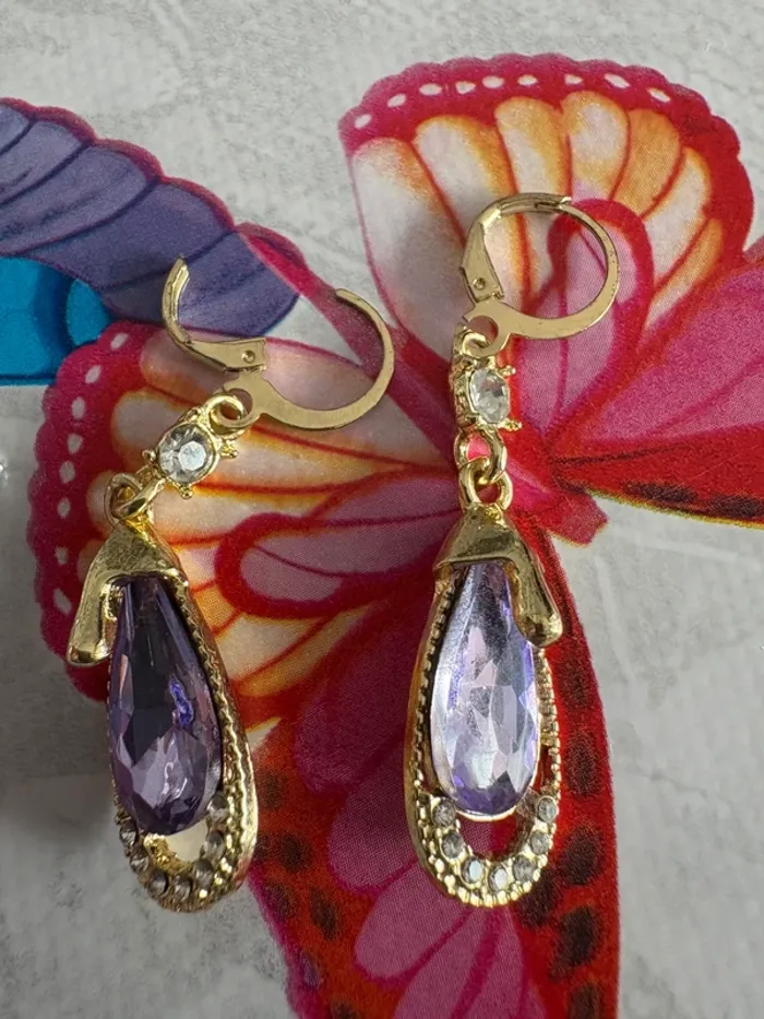 Lot de 2 paires de boucles d’oreilles - photo numéro 3