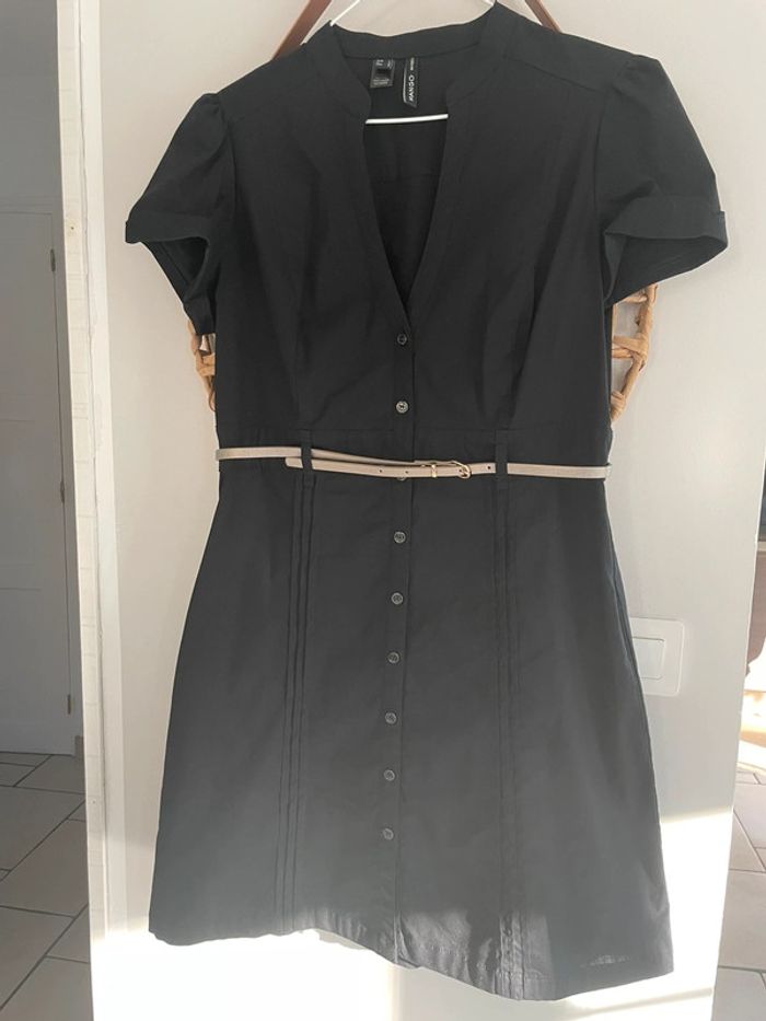 Robe noire MANGO basics