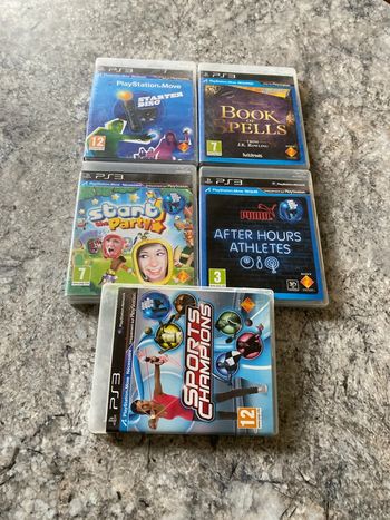 lot jeux PlayStation  move ps3