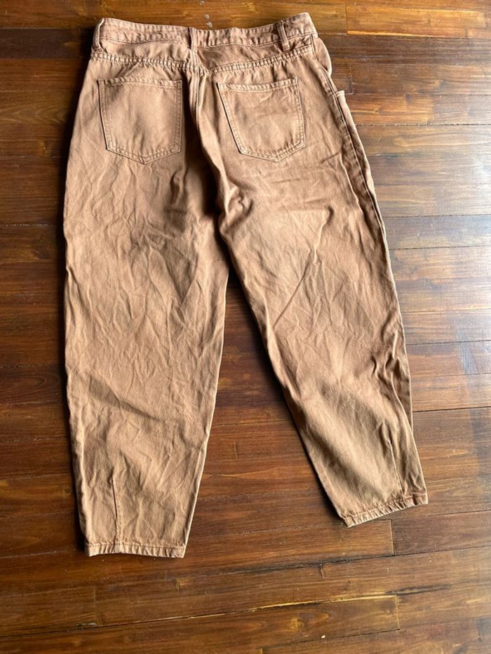 Chino large 3/4 marron beige - photo numéro 4