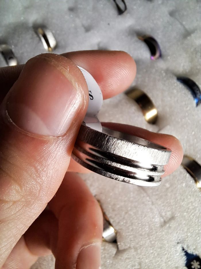 Bague acier inoxydable Granuleuse - photo numéro 3