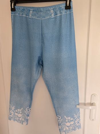 Legging imitation jean