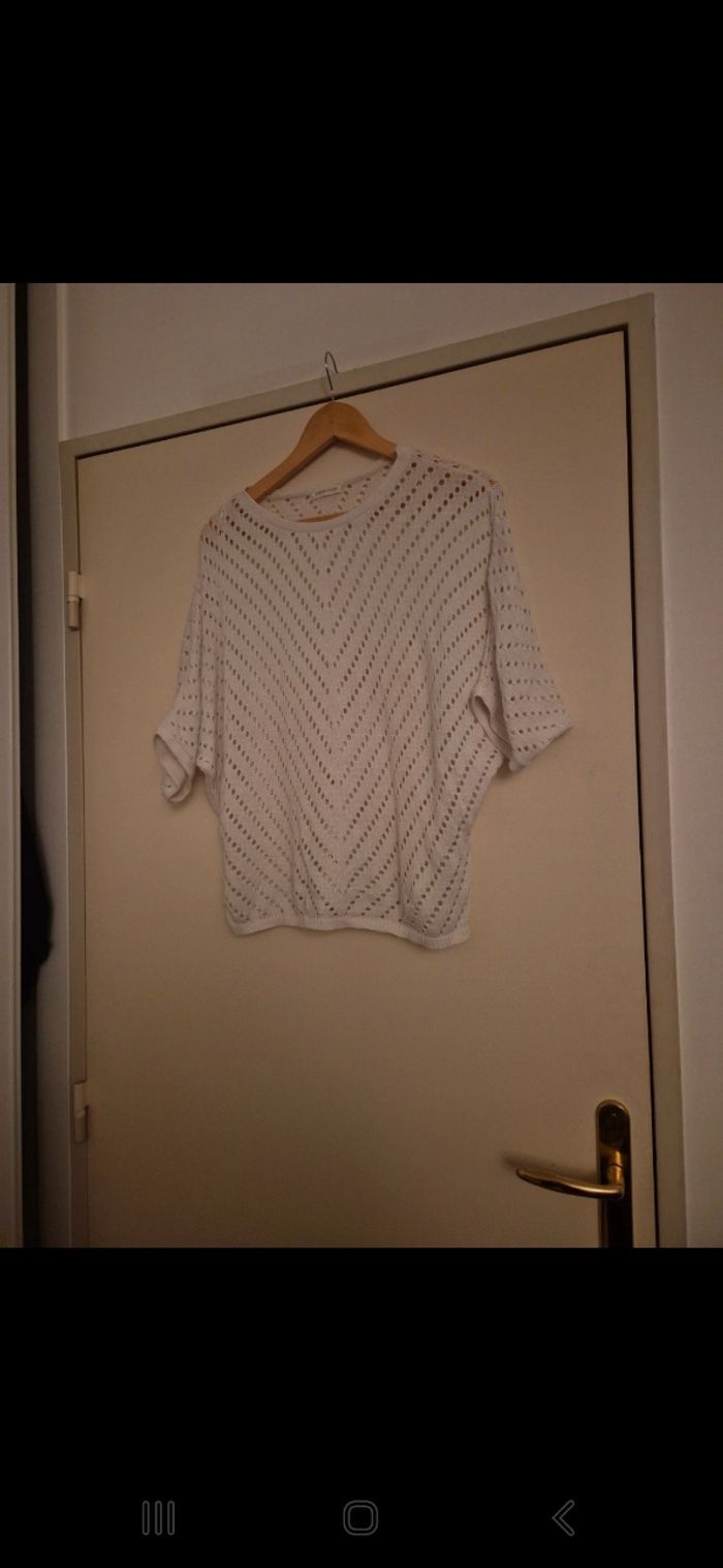 Pull blanc - photo numéro 2