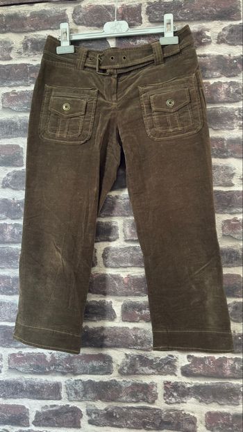 Pantalon 7/8 velours Promod 34