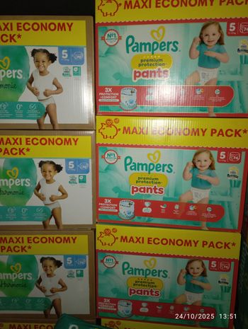 Couches pampers