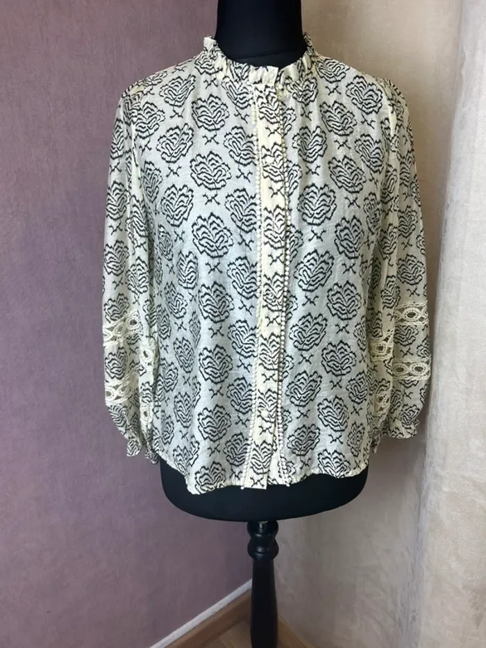 Blouse femme, top, femme, chemise femme, chemisier femme, taille 36 taille 38 - photo numéro 3