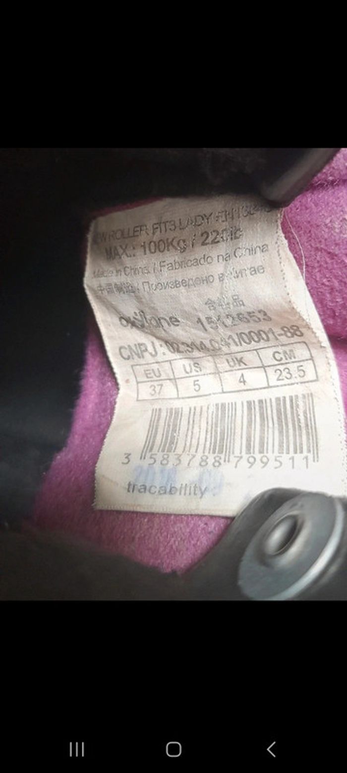 Roller en ligne Oxelo et casque - photo numéro 11