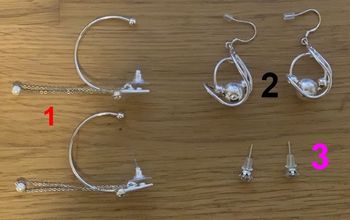 - lot de 3 paires de Boucle d'Oreille Femme , neuves